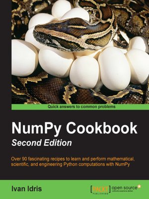 cover image of NumPy Cookbook